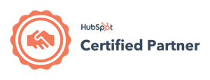 HubSpot certified partner badge dark