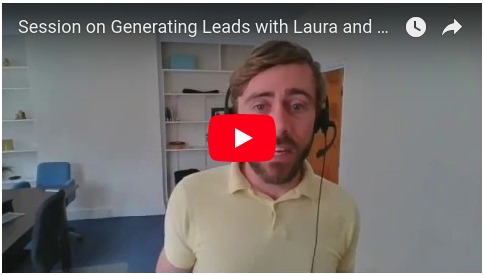 VIDEO - Session about Generating Leads with Laura and James at The Tree Group