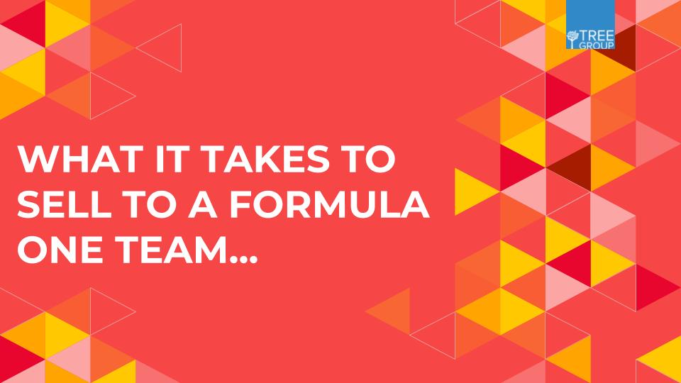 What it takes to sell to a Formula One team...